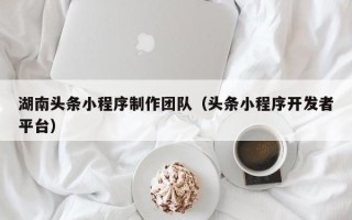 银川湖南头条小程序制作团队（头条小程序开发者平台）